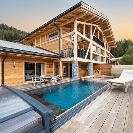 Chalet Bela Vya 1 Luxe Ski Et Spa Villa Bourg-Saint-Maurice Eksteriør bilde