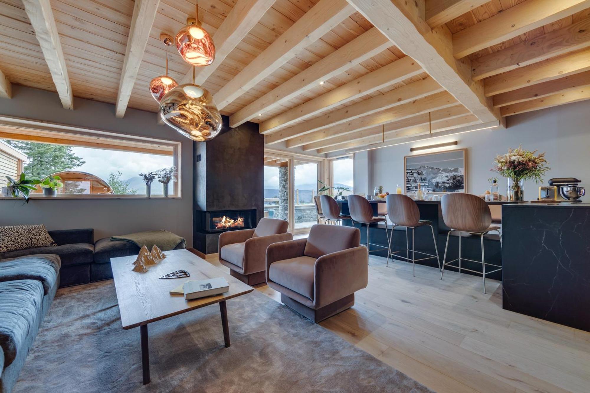 Chalet Bela Vya 1 Luxe Ski Et Spa Villa Bourg-Saint-Maurice Eksteriør bilde